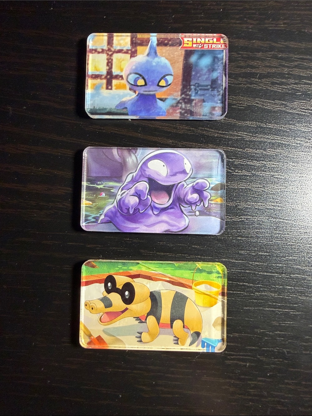 Pokémon 3 pack refrigerator Magnet - 3 pack multiple designs